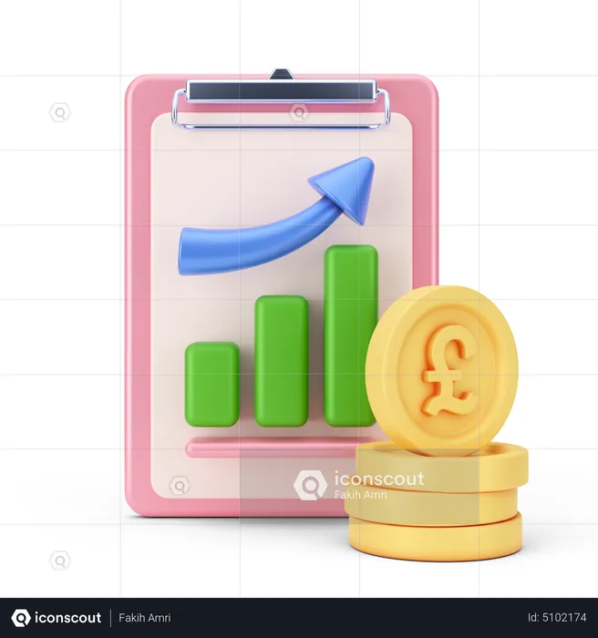 Pound Report  3D Icon