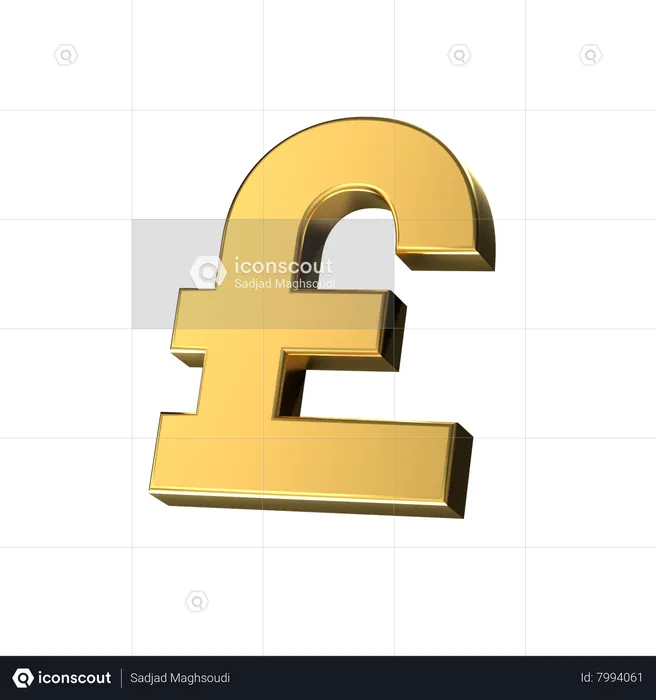 Pound Sign  3D Icon