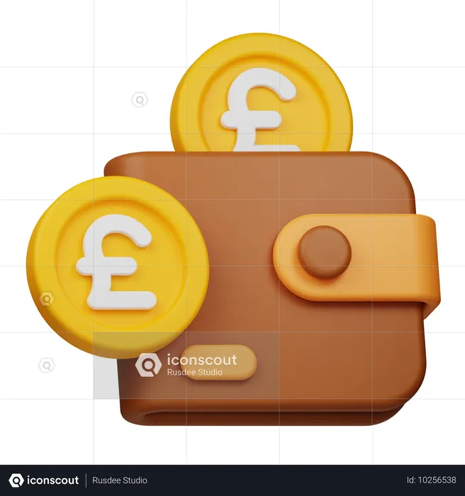 Pound Wallet  3D Icon