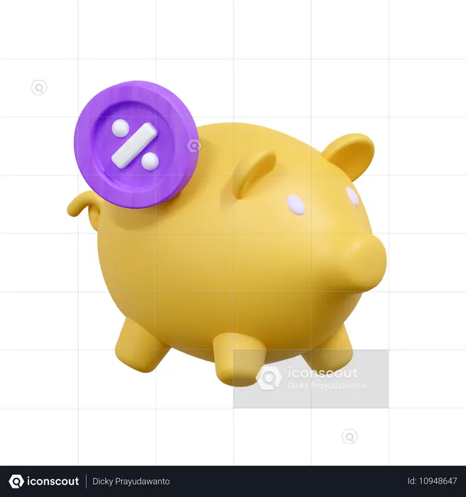 Poupança fiscal  3D Icon