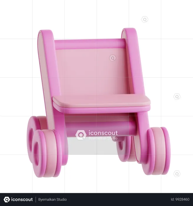 Poussette  3D Icon