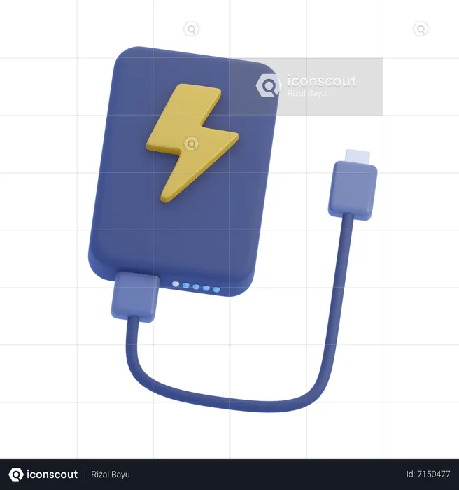 Power Bank  3D Icon