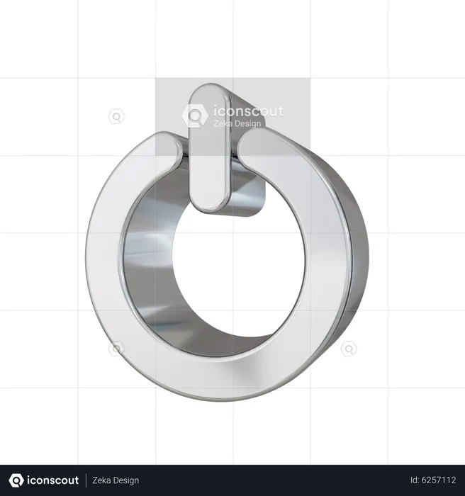 Power button  3D Icon