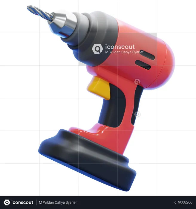 POWER DRILL  3D Icon