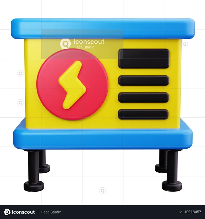 Power Generator  3D Icon