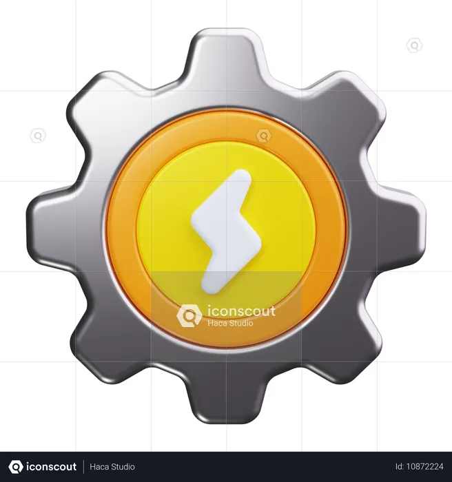 Power Management  3D Icon