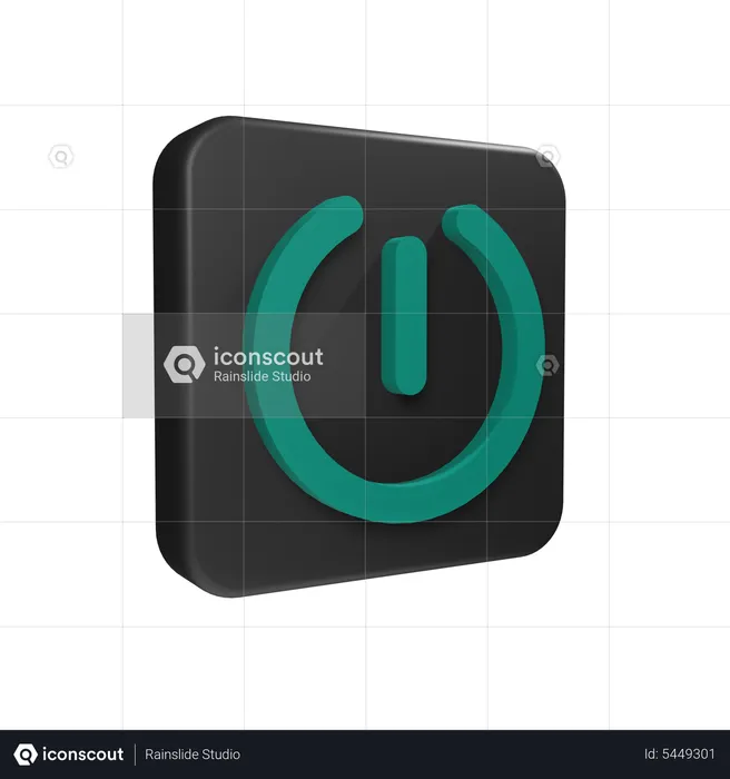 Power Off  3D Icon