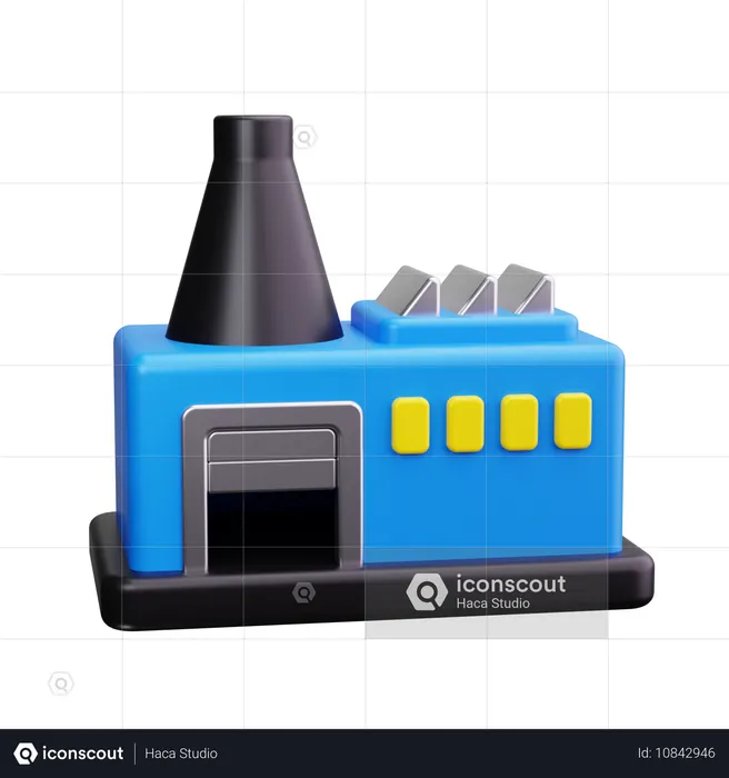 Power plant  3D Icon