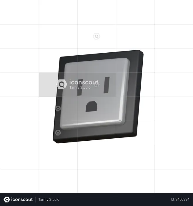 Power plug  3D Icon