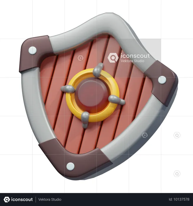 Power Shield  3D Icon