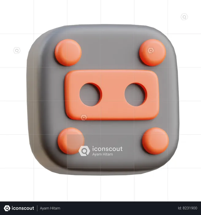 Power Socket  3D Icon