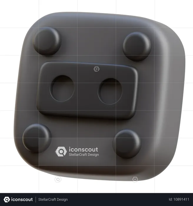 電源ソケット  3D Icon