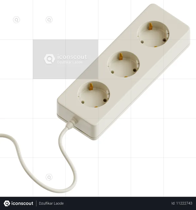 Power Strip  3D Icon