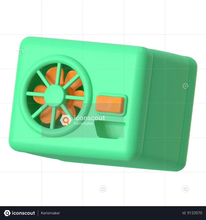Power supply  3D Icon