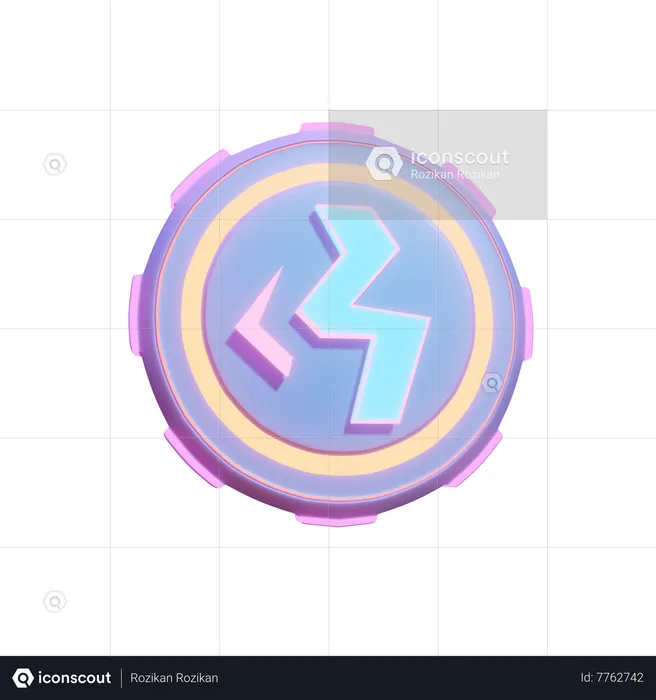 Power Up  3D Icon