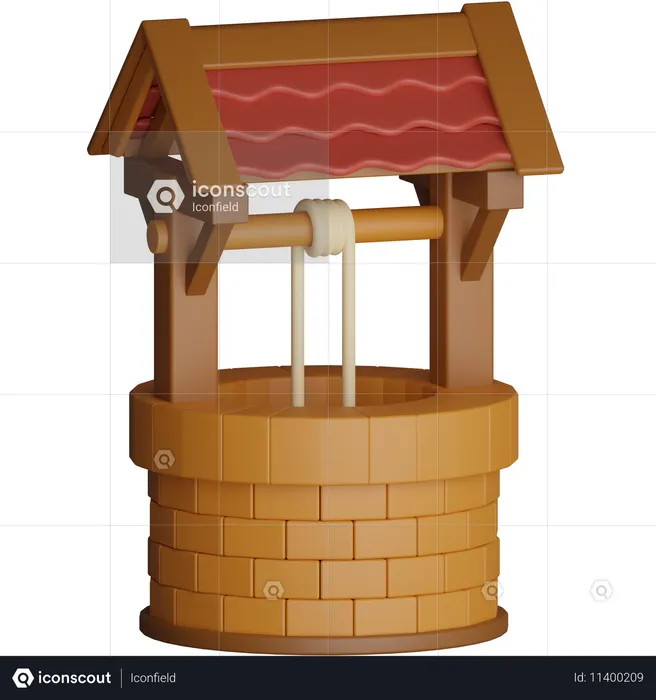 Pozo  3D Icon