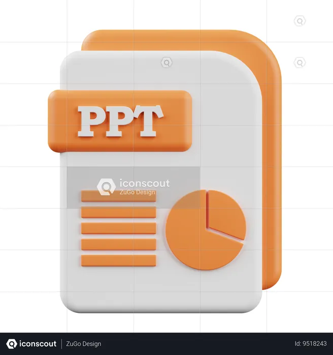 PPT  3D Icon