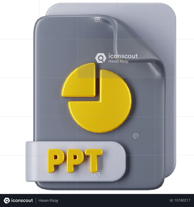 Ppt ファイル  3D Icon