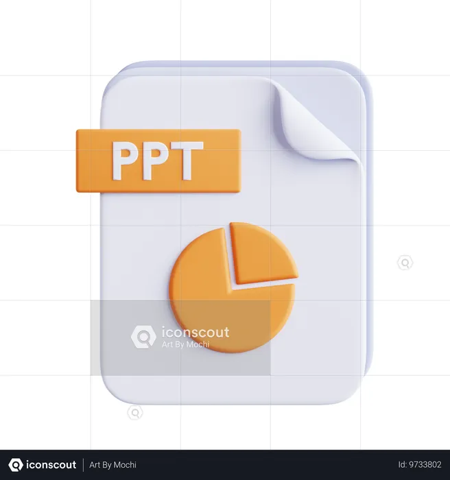 Ppt File  3D Icon