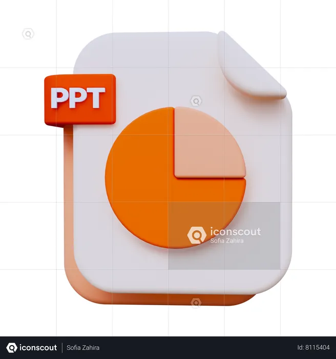 Ppt File  3D Icon