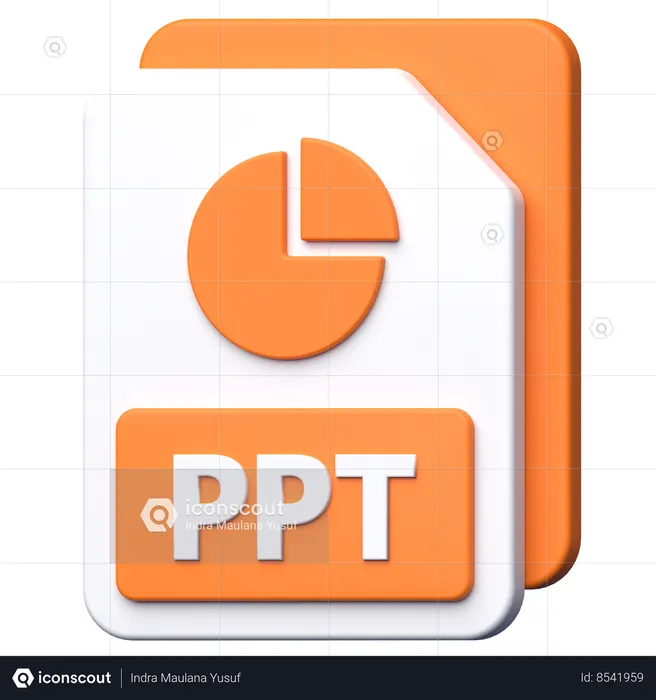 PPT File  3D Icon