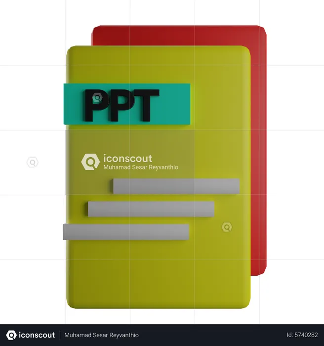 Ppt Papers  3D Icon