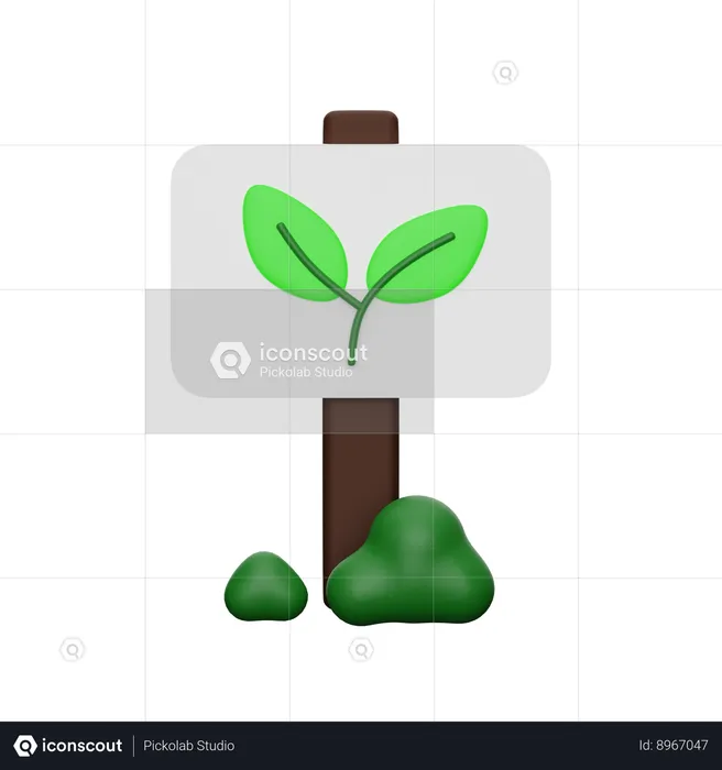 Vá na prancha verde  3D Icon