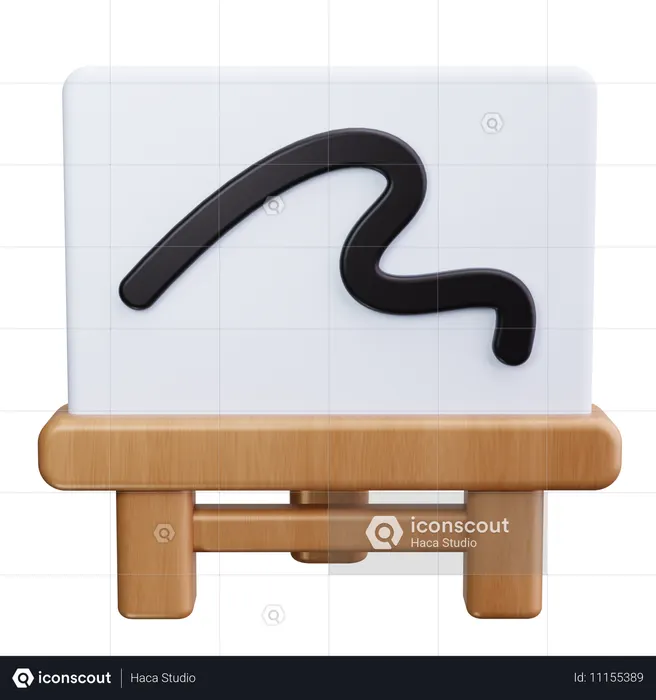 Prancheta de desenho  3D Icon