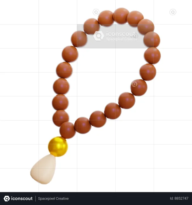 Prayer Bead  3D Icon