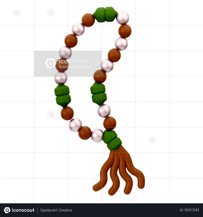Prayer Beads  3D Icon