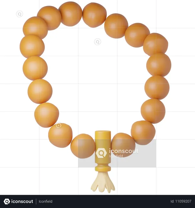Prayer Beads  3D Icon