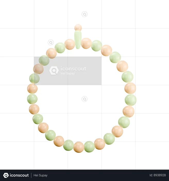 Prayer beads  3D Icon