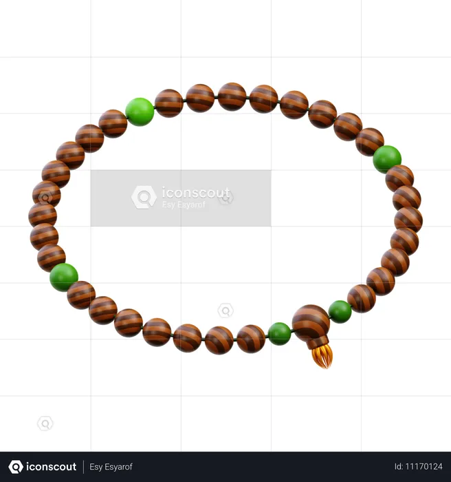 Prayer Beads  3D Icon