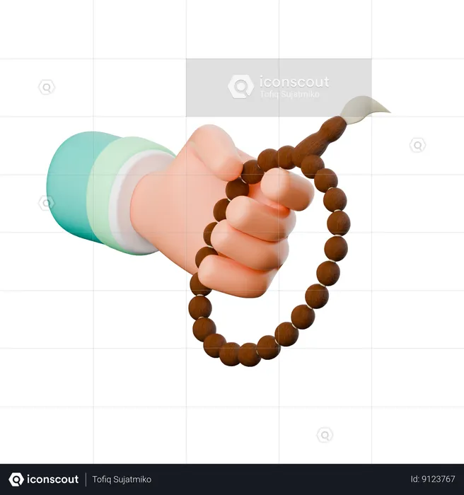 Prayer beads  3D Icon