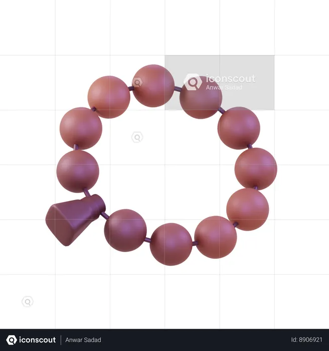 Prayer Beads  3D Icon