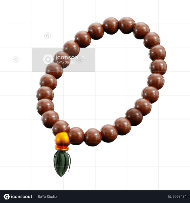 Prayer Beads  3D Icon