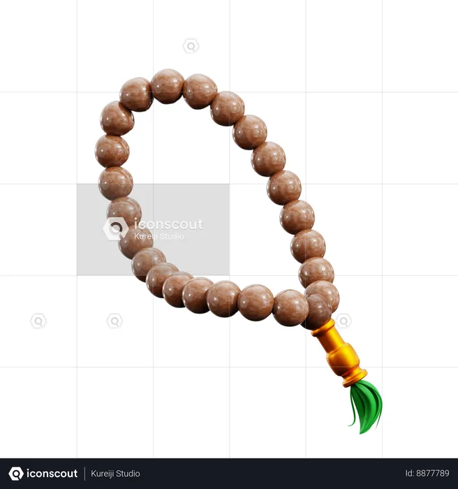 Prayer Beads  3D Icon