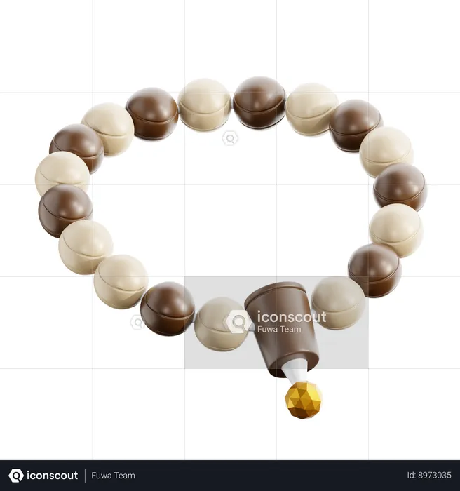 Prayer Beads  3D Icon