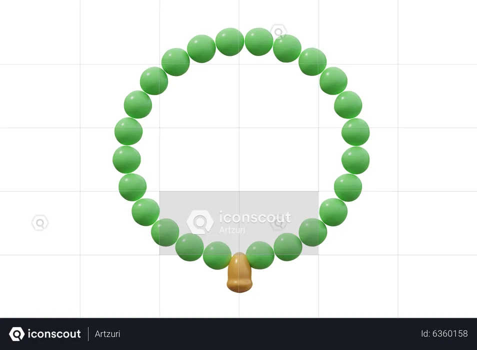 Prayer Beads  3D Icon