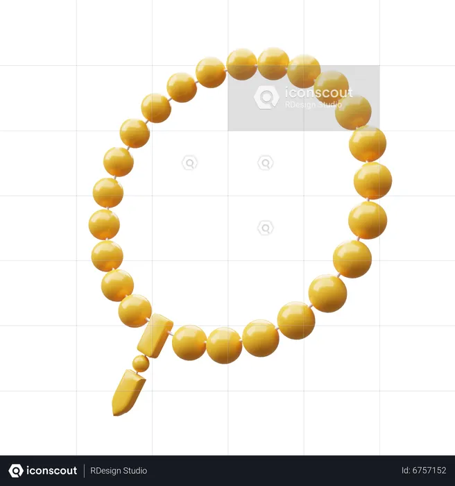 Prayer Beads  3D Icon