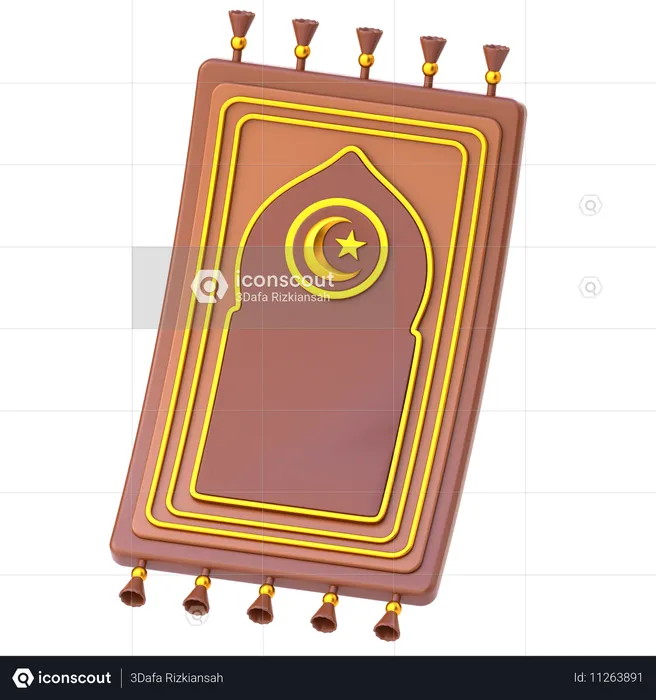 Prayer Mat  3D Icon