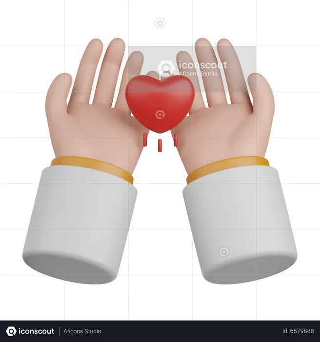 Praying Hand  3D Icon