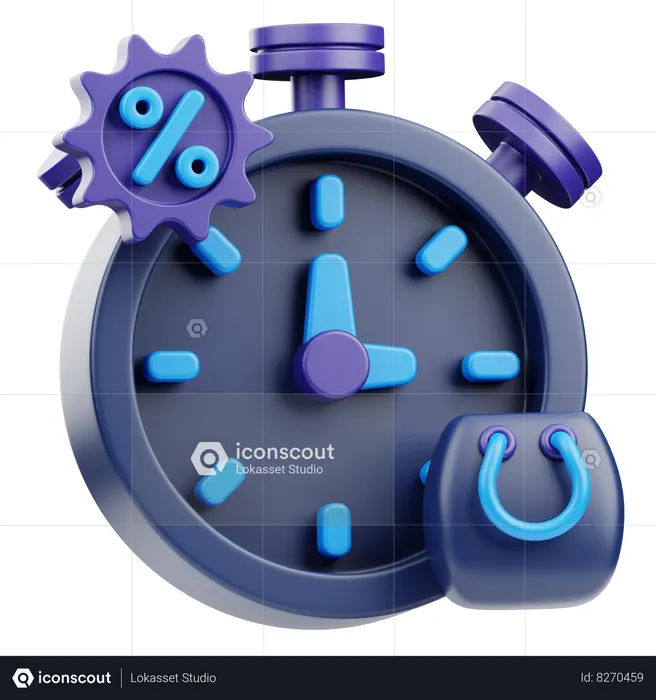 Prazo da segunda-feira cibernética  3D Icon