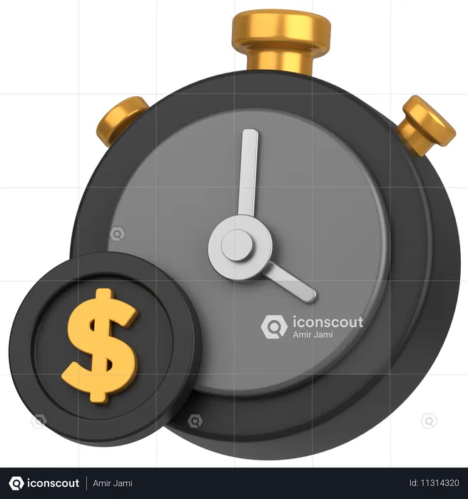 Prazo financeiro  3D Icon