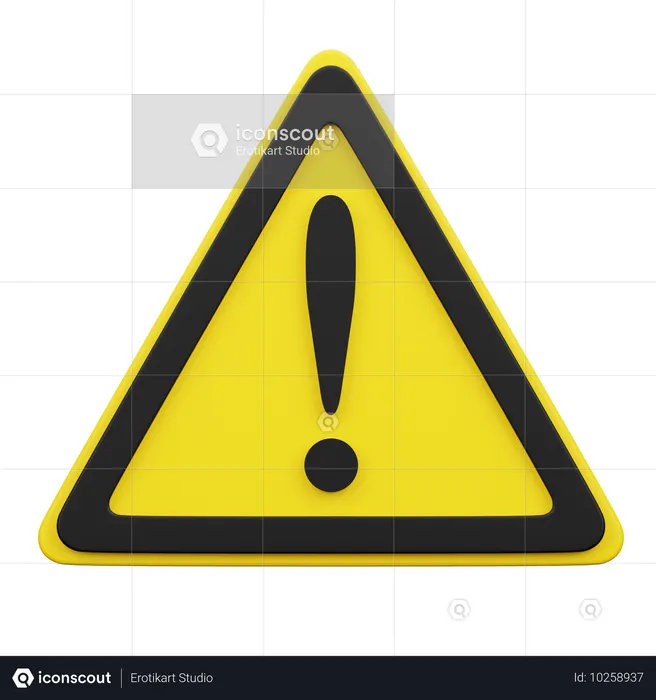 Precaución  3D Icon