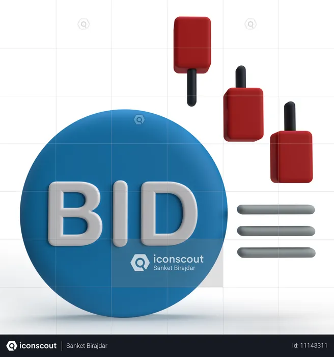 Precio de oferta  3D Icon