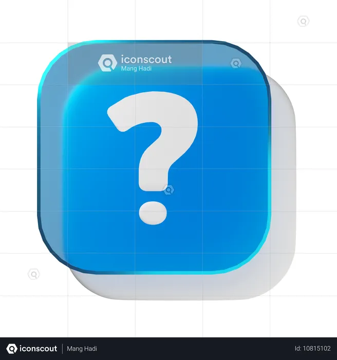 Preguntar  3D Icon