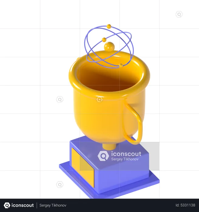 Premio científico  3D Icon