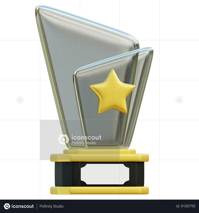 Premio estrella  3D Icon