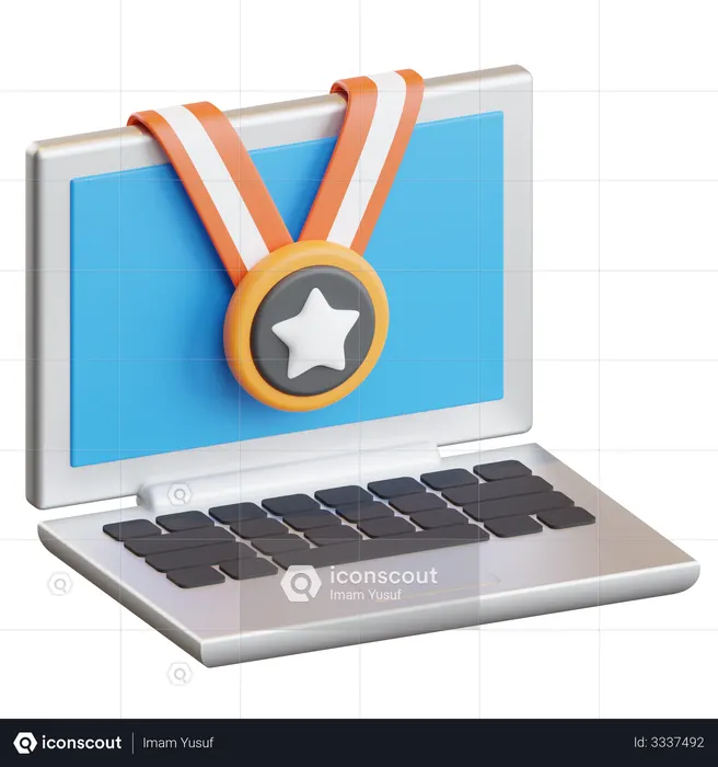 Prêmio on-line  3D Icon